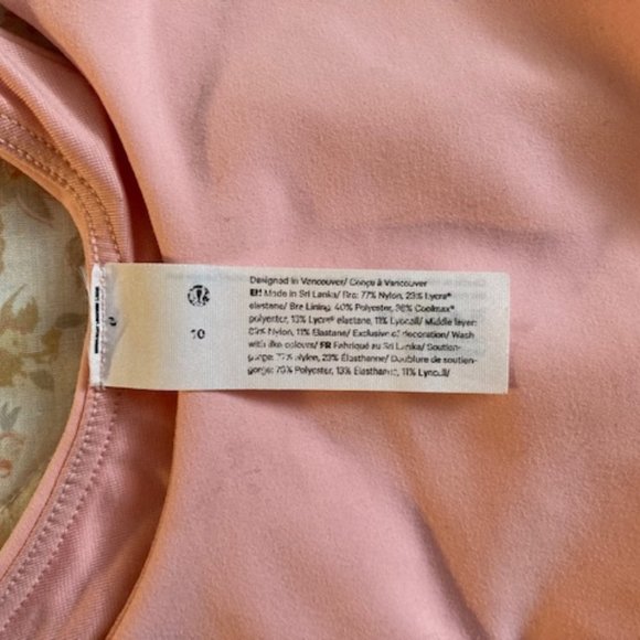 Lululemon Wunder  Train Longling Bra Sz 10 - Picture 3 of 3